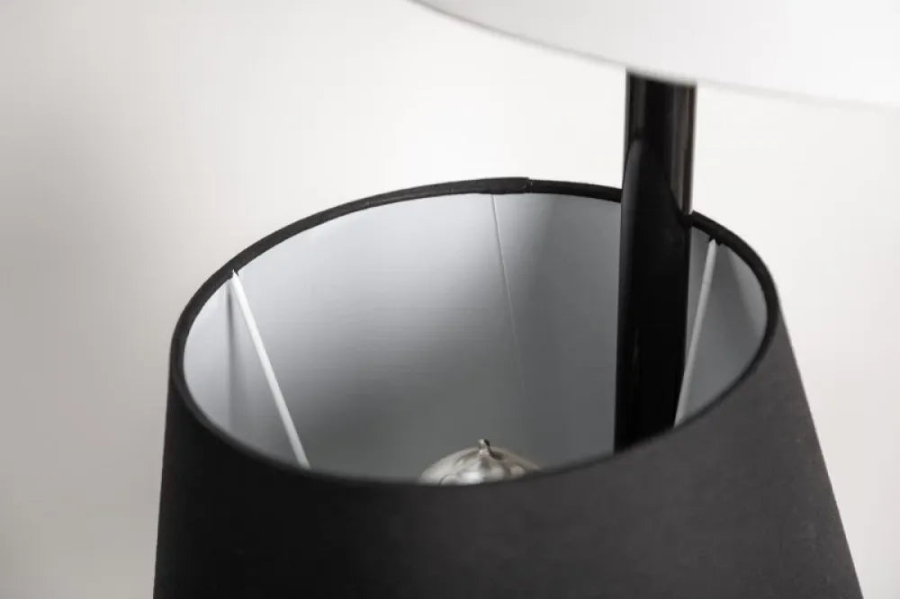 Lampa de podea din Metal Negru si Textil Multicolor H163xD36cm Levels