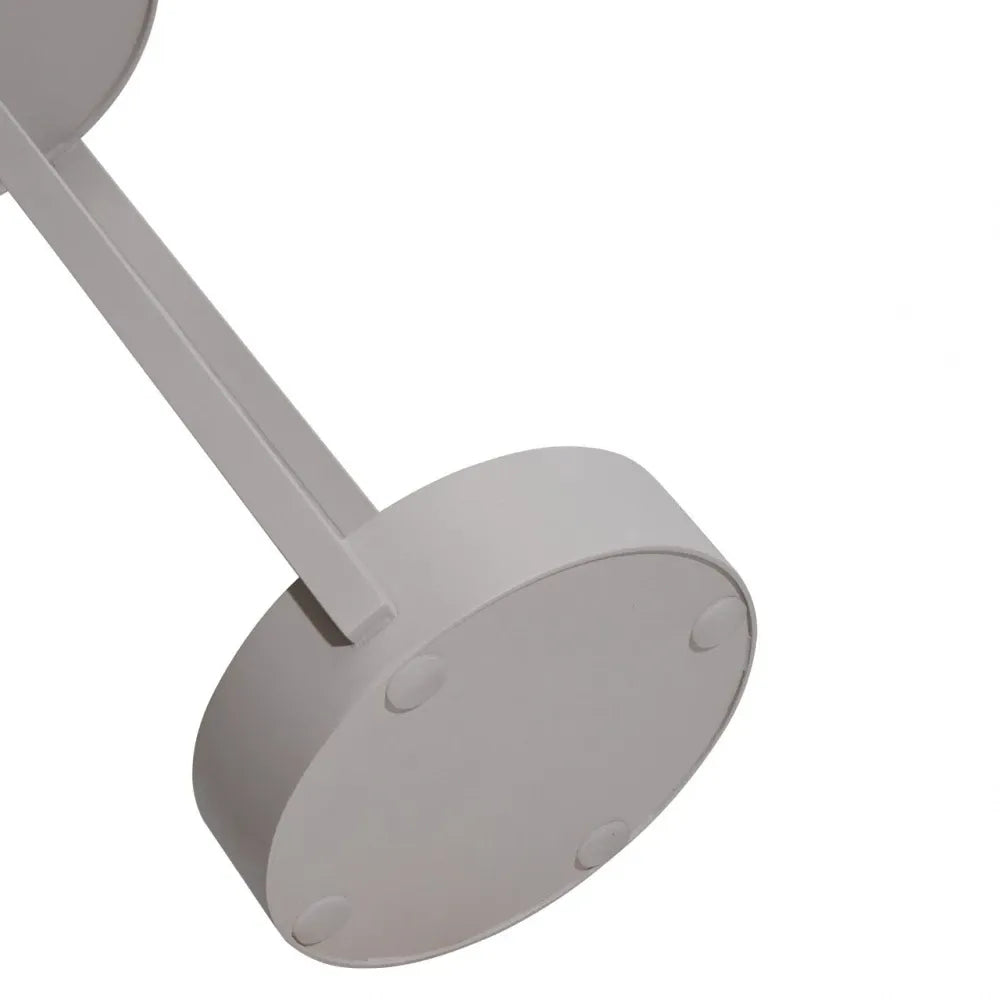 Masuta laterala de exterior din Metal/Piatra Bej deschis si Metal Bej deschis D25.5xH55cm Reed Richmond interiors