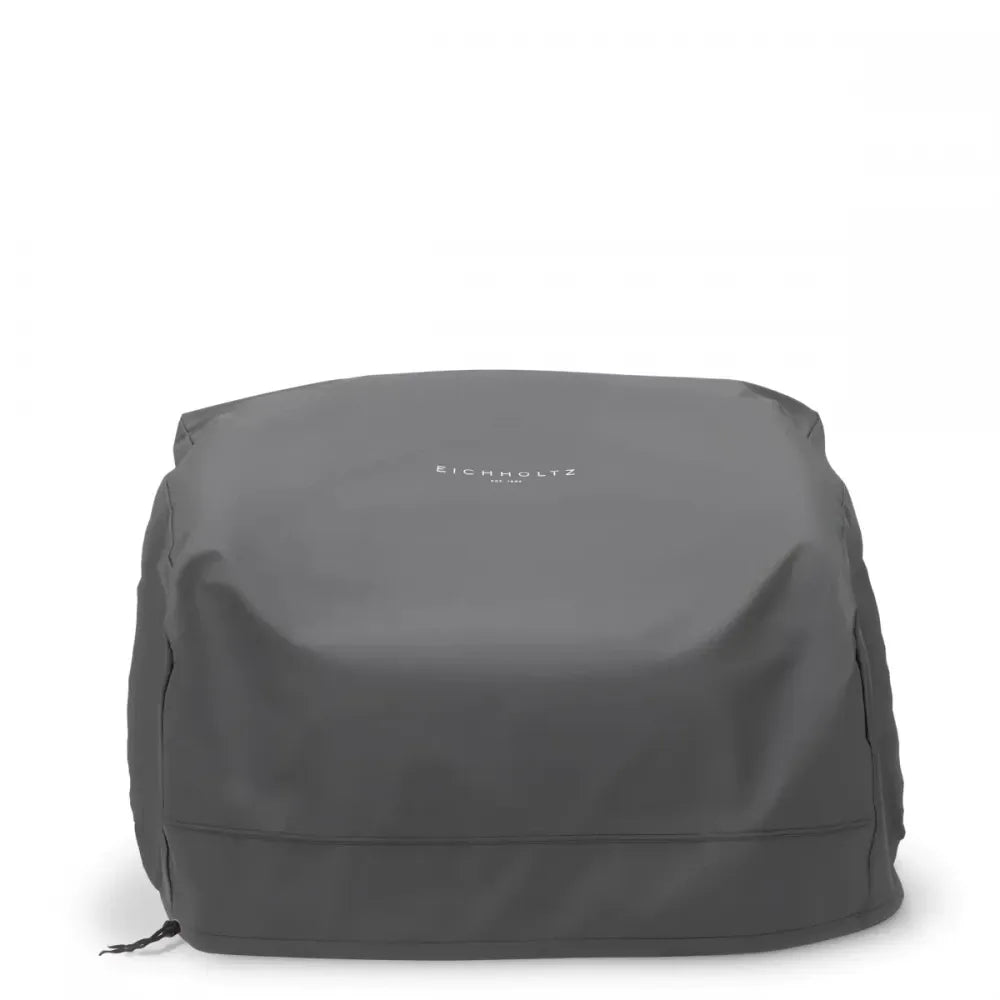 Fotoliu de exterior din Metal Negru si Stofa Bej H52xL100xA88cm Brice Eichholtz