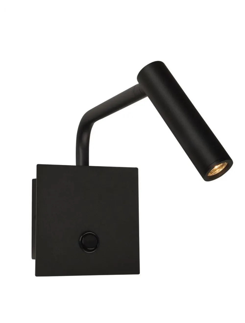 Aplica de perete din Aluminiu Negru H20xL10cm IP20 3W 190lm 3000k SICILY