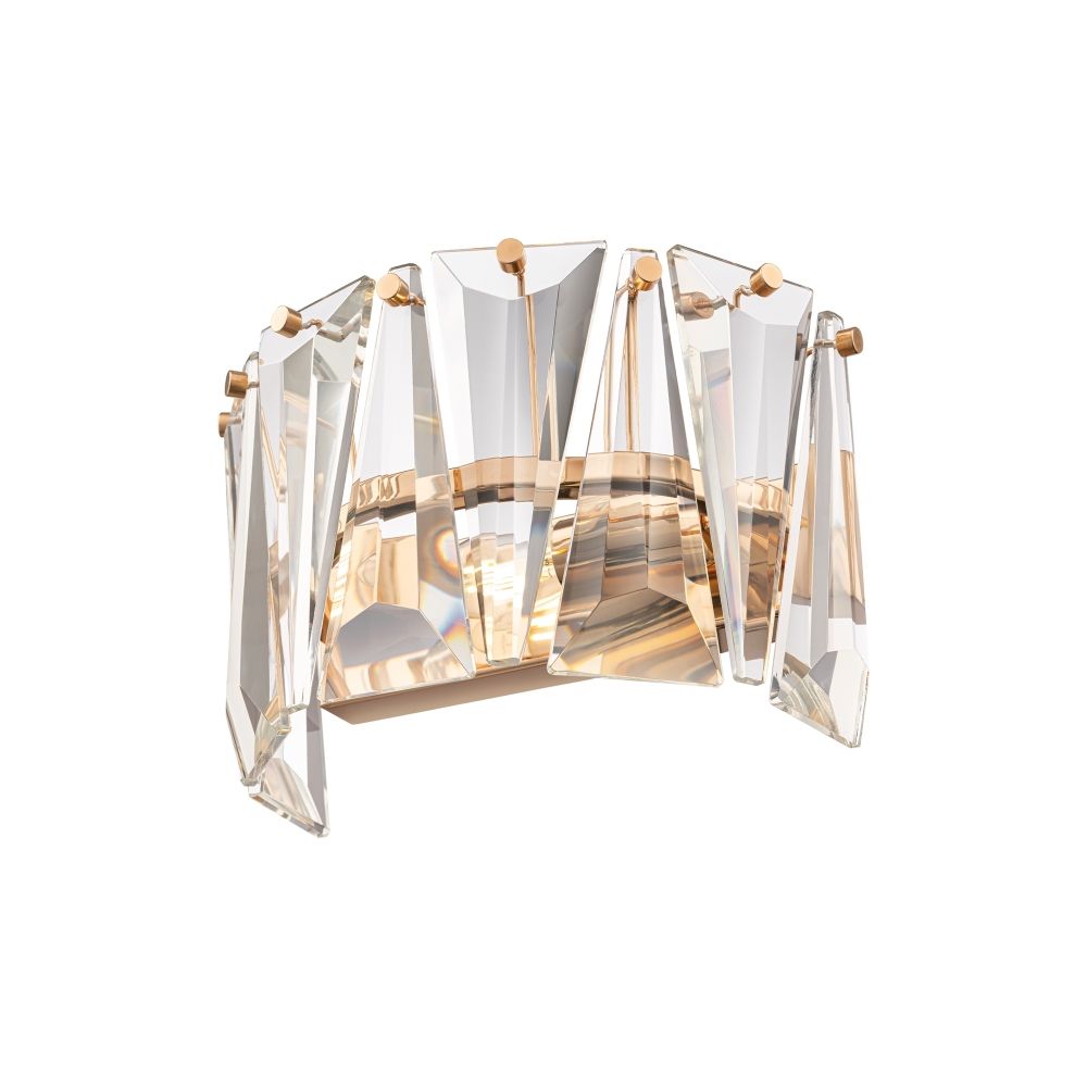 Aplica de perete Metal Auriu L26xH16cm Puntes