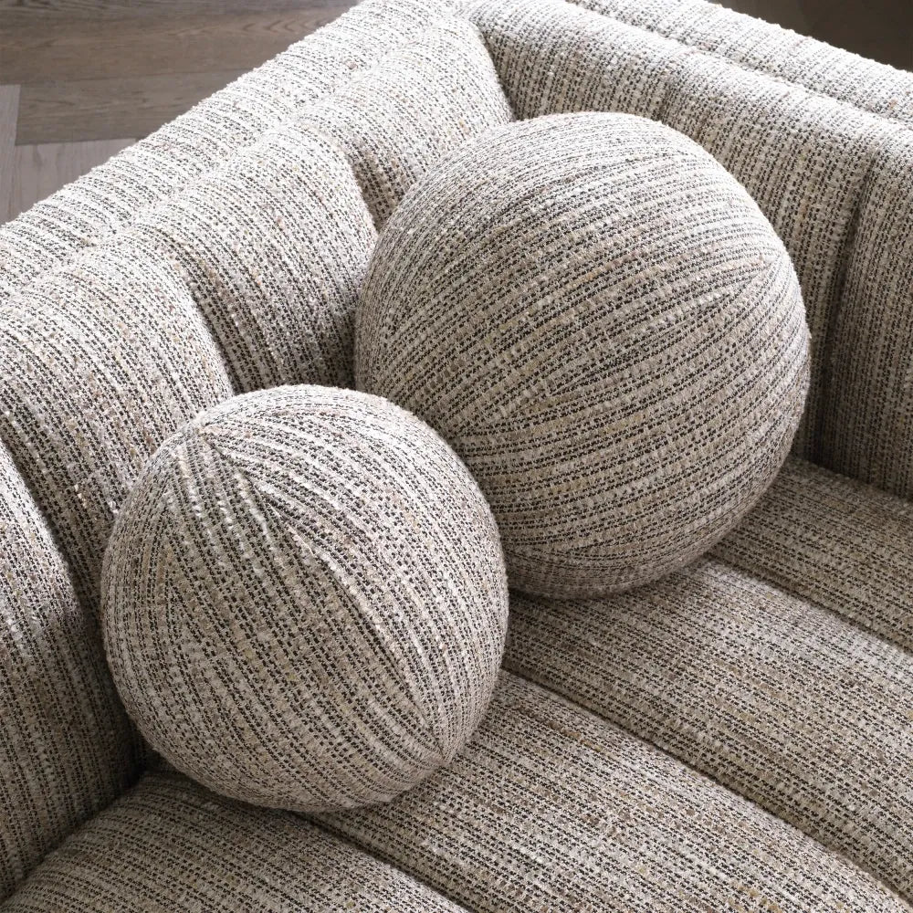 Perna decorativa din Stofa Bej D30cm Palla S Eichholtz