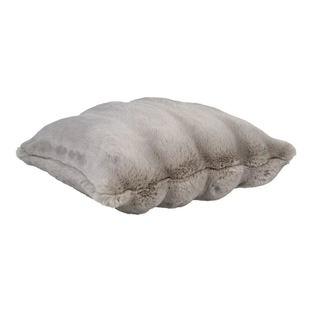 Perna decorativa din Blanita artificiala Bej 45x45cm Galena