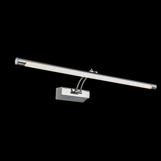 Aplica de perete reglabila din Metal Argintiu cu LED L72x20xH5cm Fino