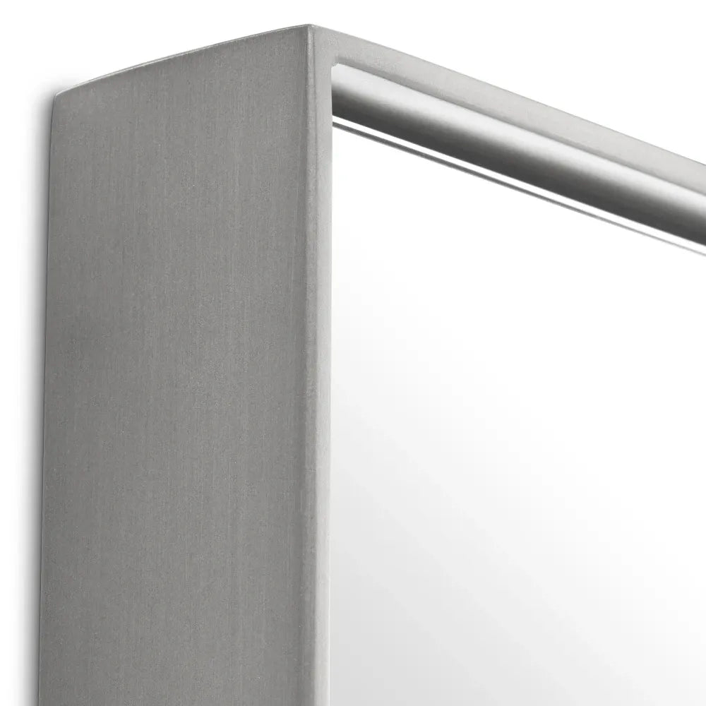 Oglinda cu rama din Metal Argintiu L47.5xH194cm Novella Eichholtz