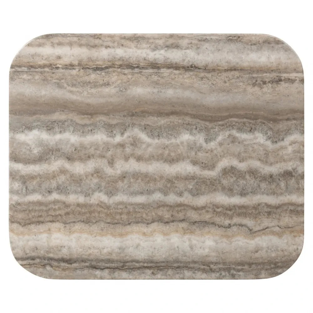 Masuta laterala din Travertin artificial Gri L65xH40cm Dulce Richmond interiors