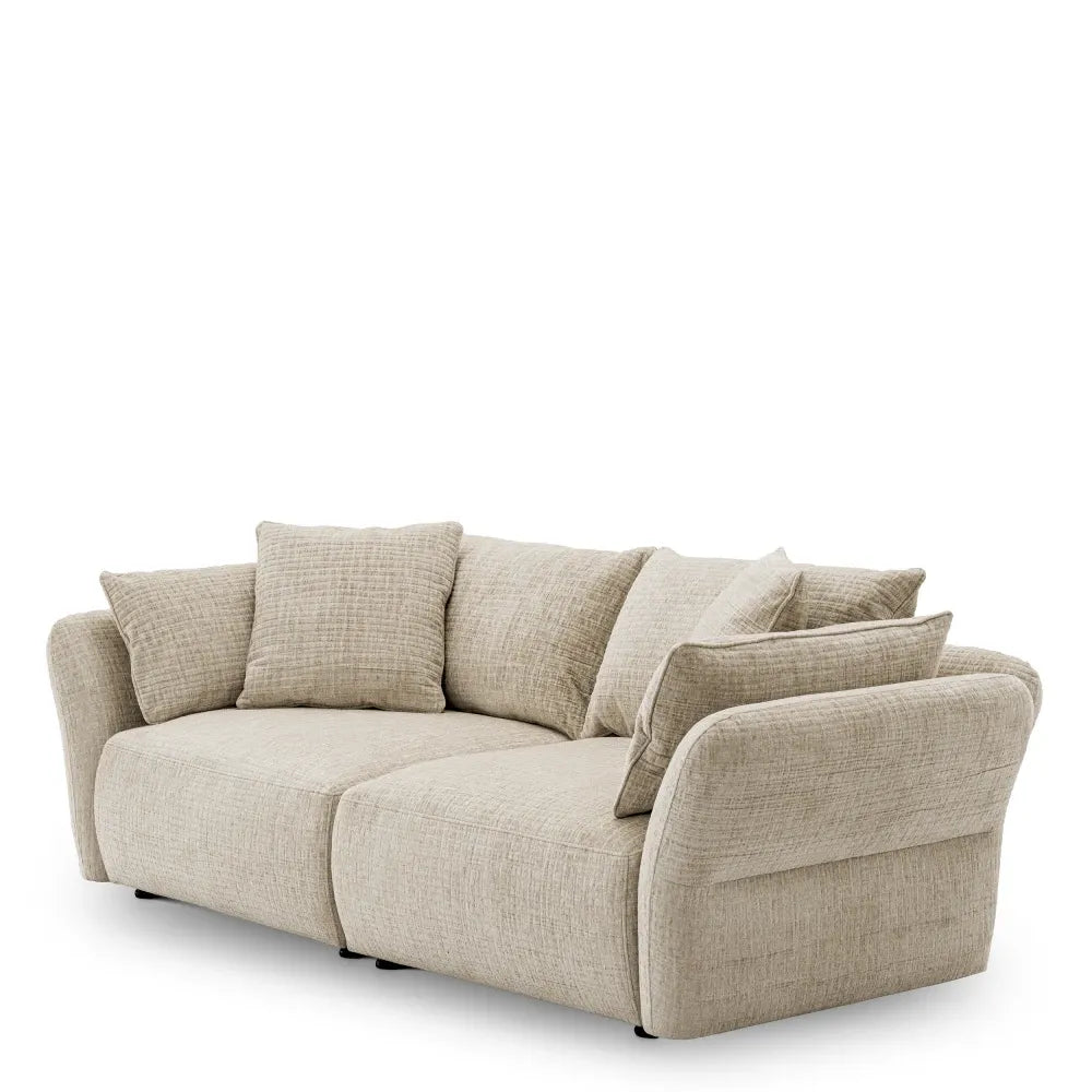 Canapea tapitat cu Stofa Alvyn Crem L234xA112xH78cm Zevron Eichholtz
