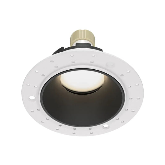 Spot incastrat rotund din Aluminiu Alb/Negru H4xD10cm IP 20 GU10 10W Share