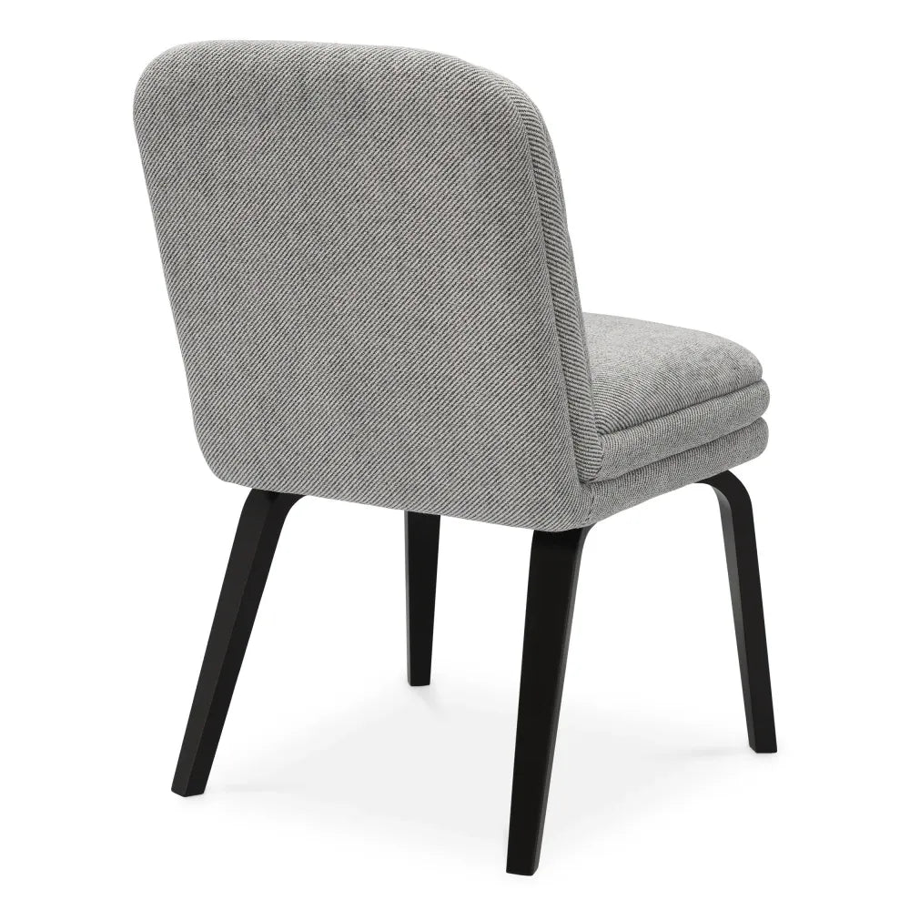 Scaun tapitat cu Stofa Gri L63xA50xH84cm Lucia Eichholtz