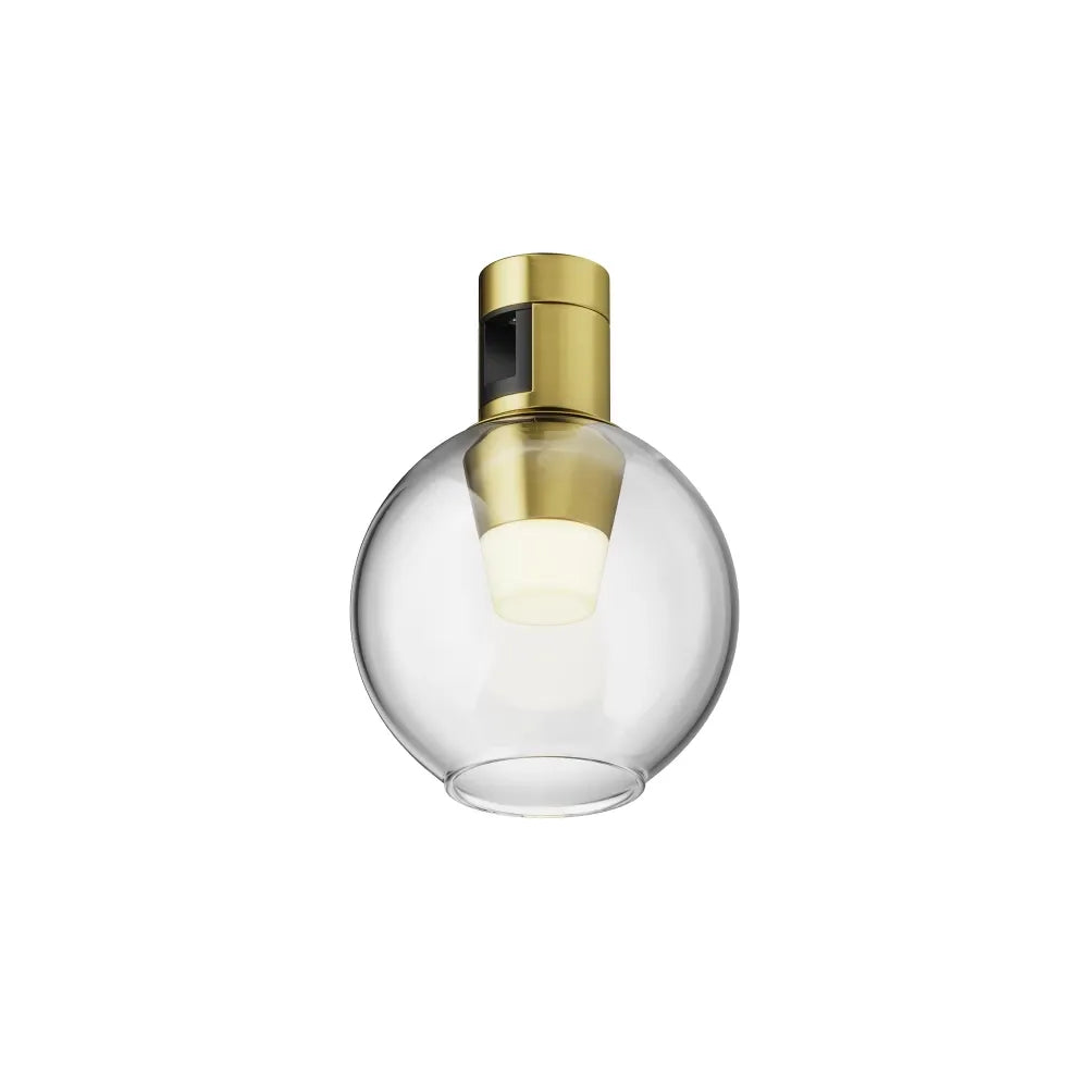 Spot pentru sina Flarity din Aluminiu Alama H11.5xD8.5cm 3W 60lm 2700k Bubble
