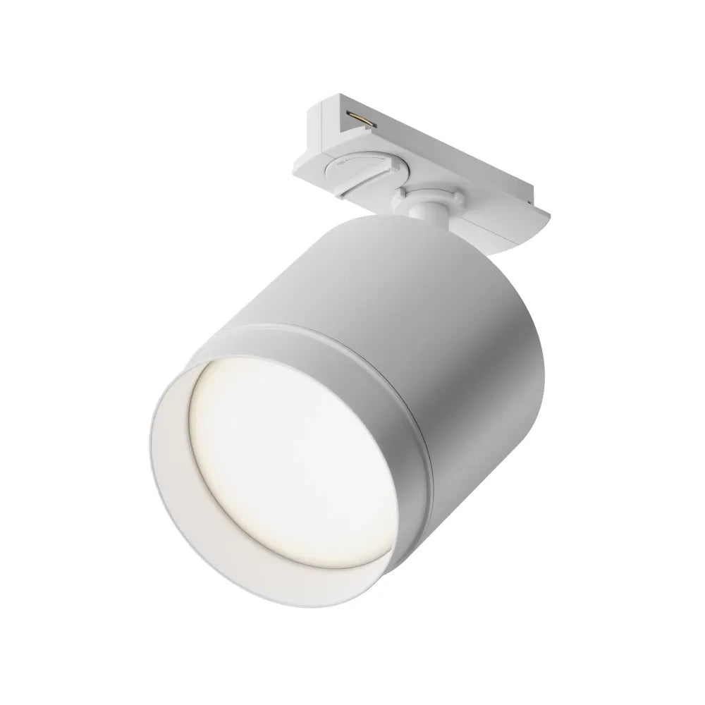 Spot pentru sina Unity din Aluminiu/Plastic Alb H14.8xD8.2cm Polar