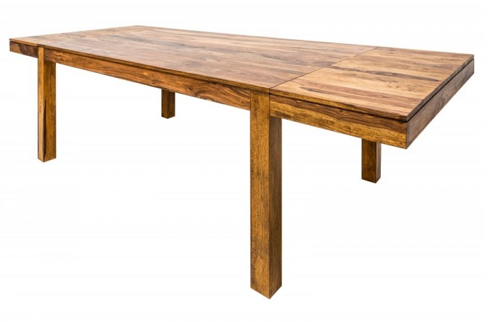 Masa extensibila dreptunghiulara din Lemn de palisandru Maro de 8-10 persoane L160/240x100cm Lagos