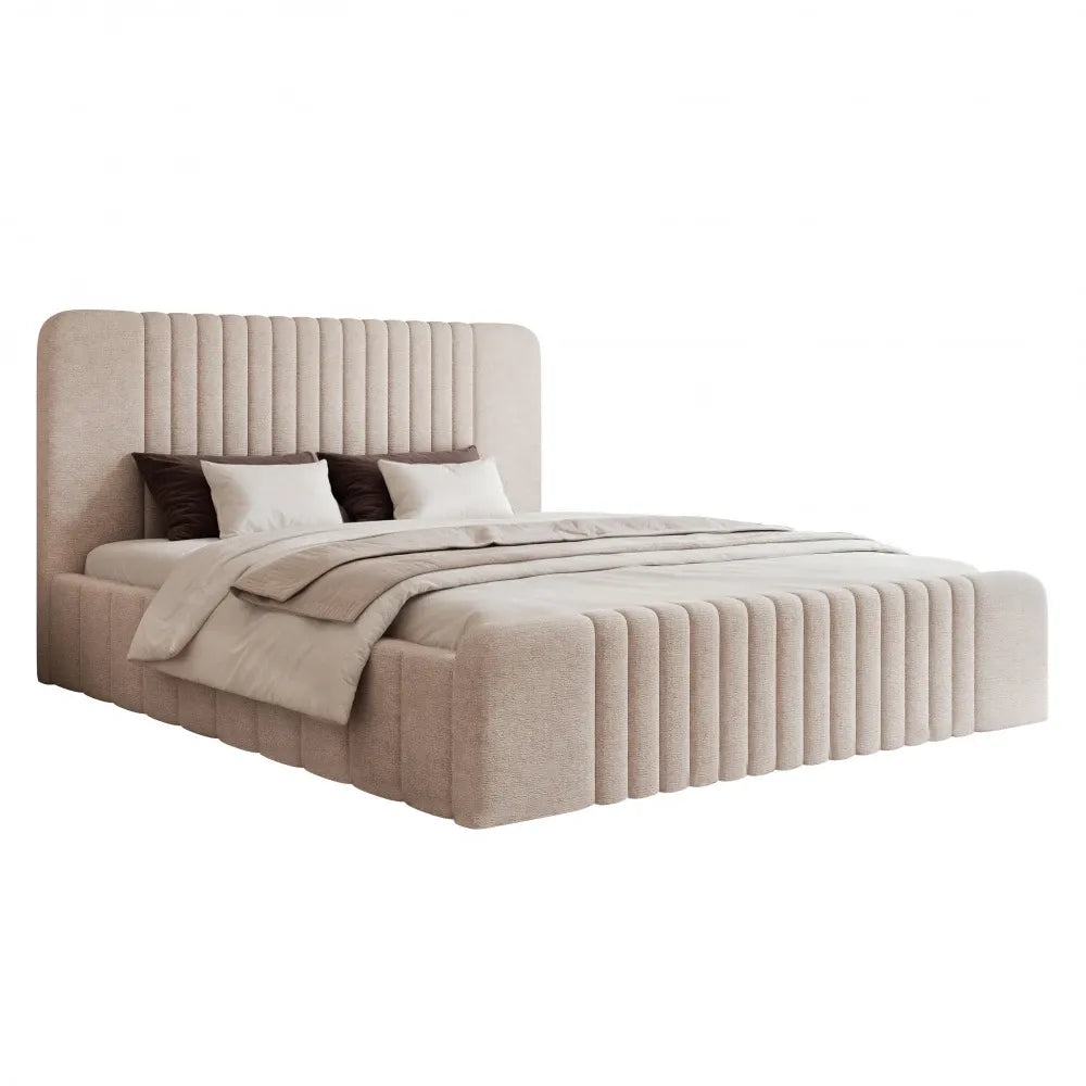 Pat 200 x 200 tapitat cu Chenille Perfect harmony Crem Polema