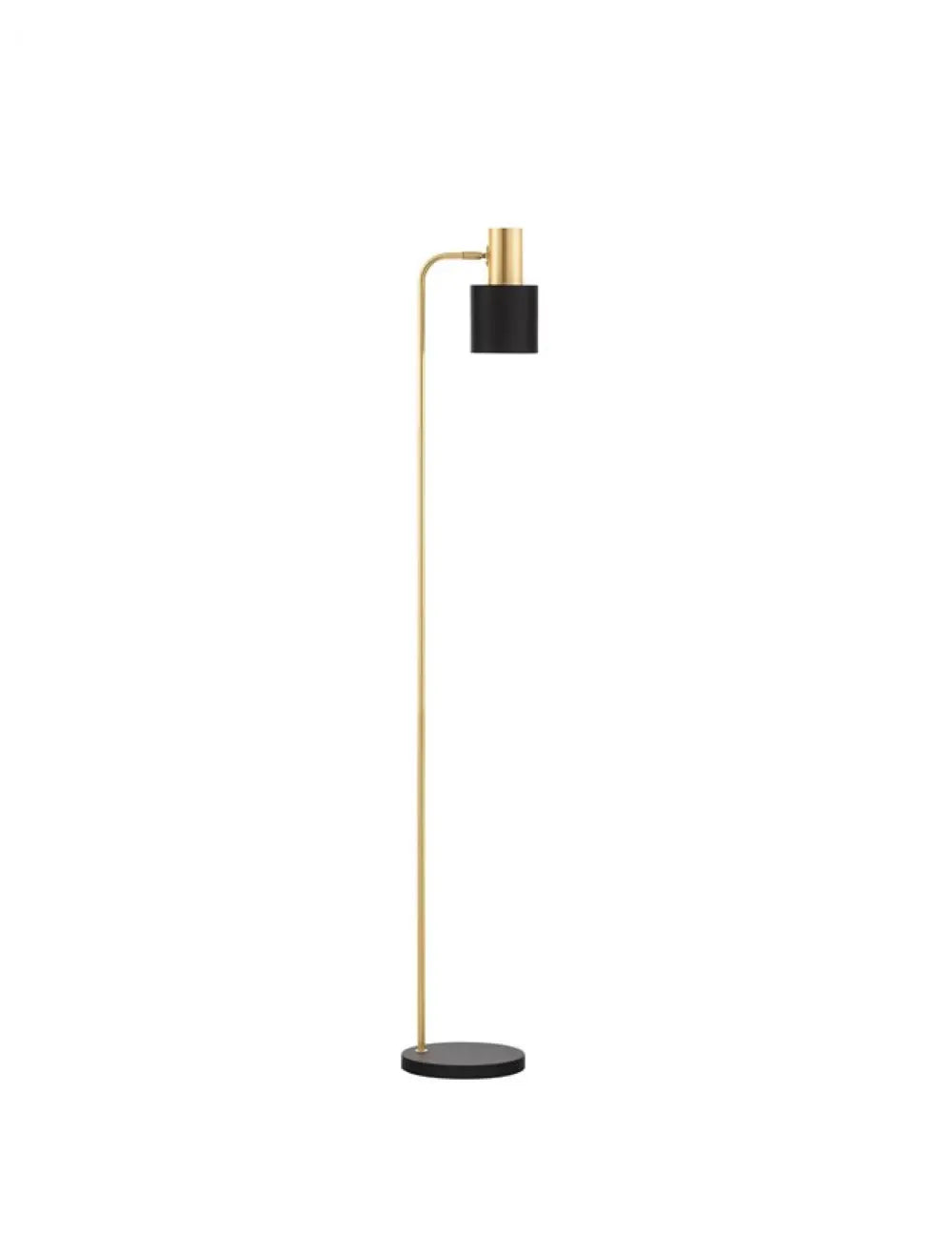 Lampa de podea structura din Metal Auriu si abajur din Metal Negru H153.5xL35cm IP20 PAZ