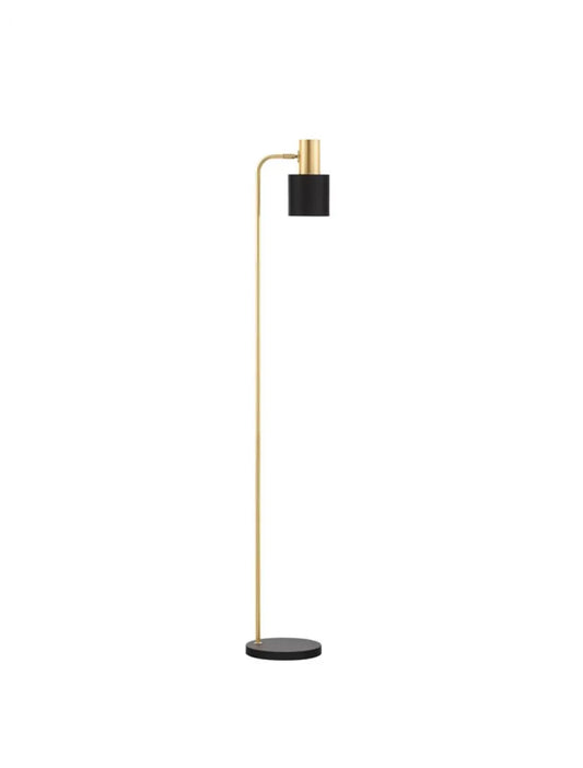 Lampa de podea structura din Metal Auriu si abajur din Metal Negru H153.5xL35cm IP20 PAZ