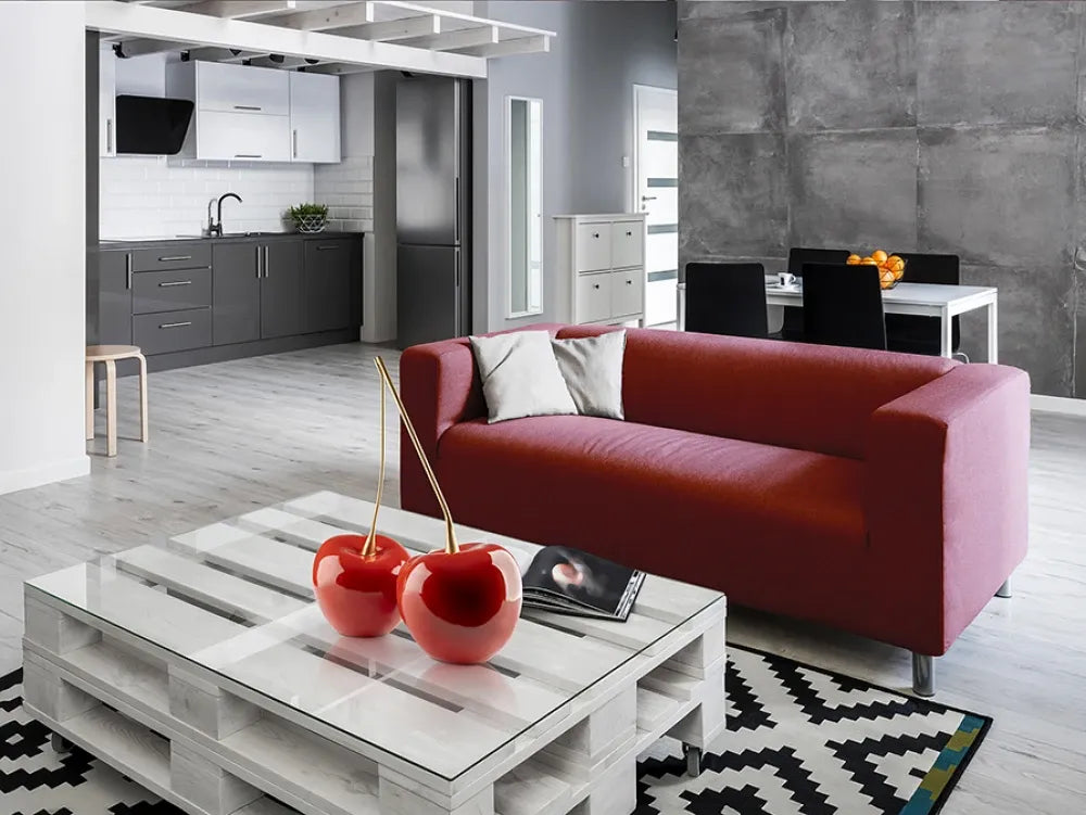 Obiect decorativ din Rasina Rosu L54xH64cm Cerezas