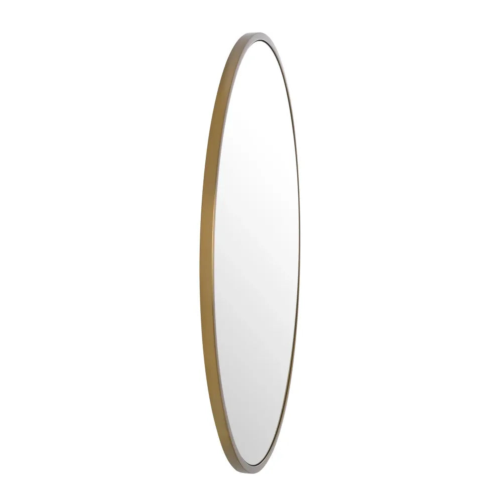 Oglinda rotunda cu rama din Metal Alama D120cm Heath Eichholtz