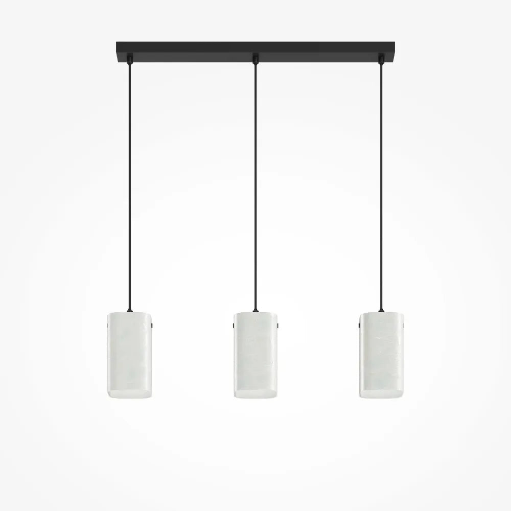 Lustra din Metal Negru H230xL70.2cm Maris