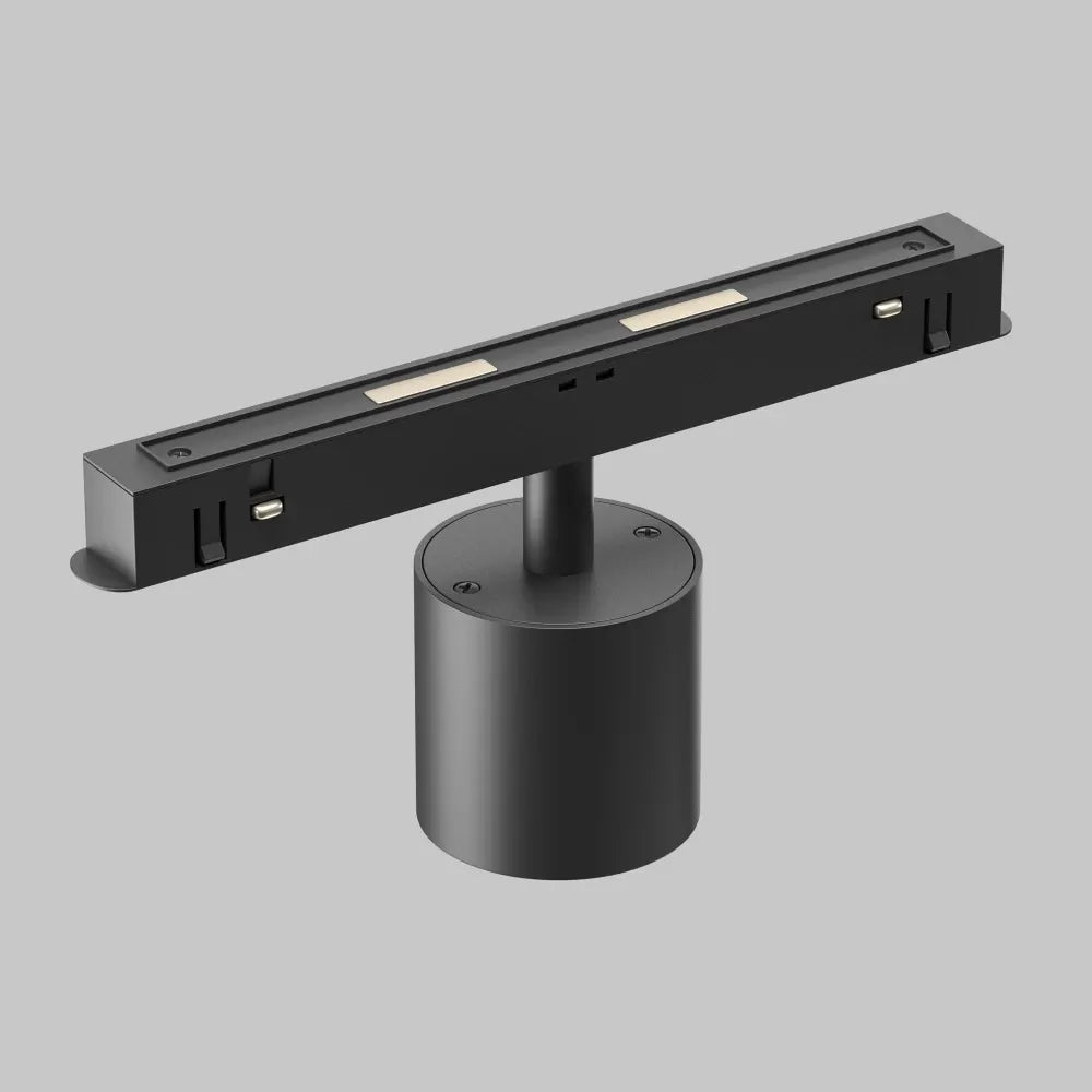 Spot dimabil smart pentru sina Exility din Aluminiu Negru H9.6xL19.3cm 7W 360lm 2700-6000k Alfa S