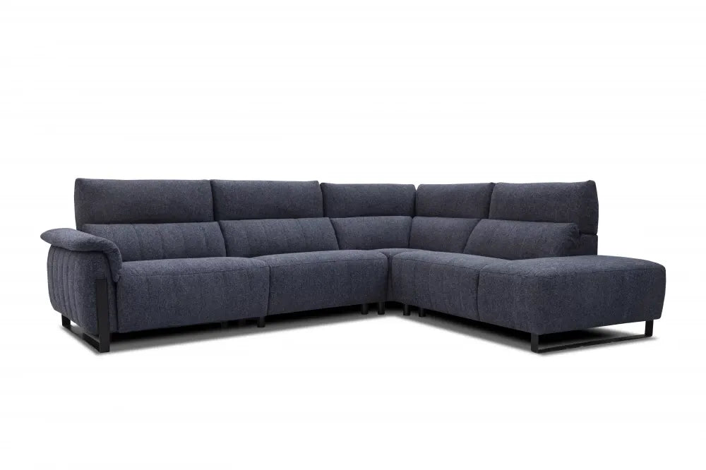 Coltar modular cu recliner 293cm Celeste