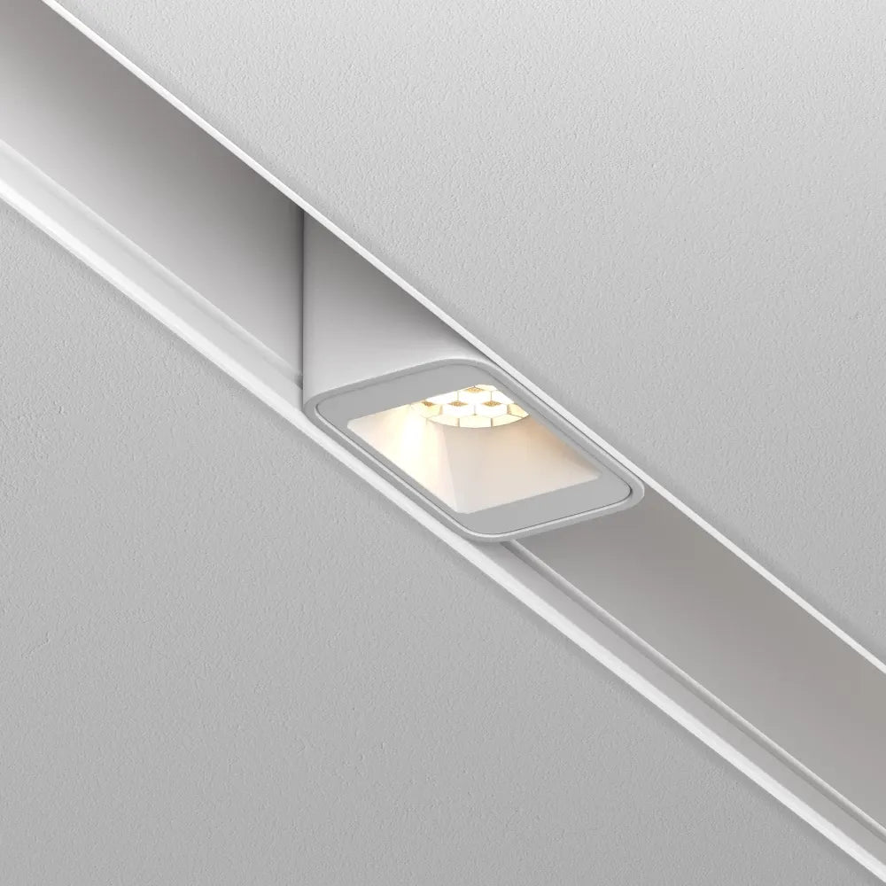 Spot pentru sina Exility din Aluminiu Alb H4.5xL3.6cm 2W 79lm 3000k Points S