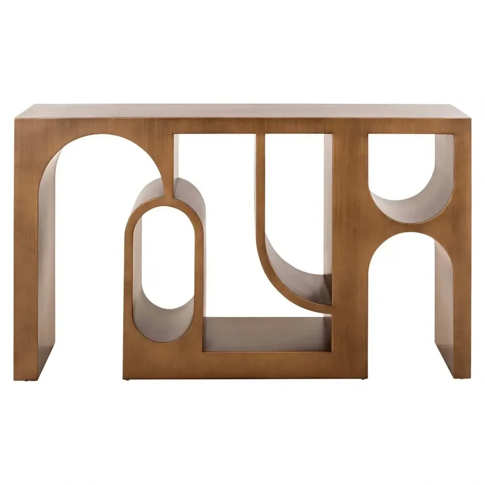 Consola din Metal Auriu periat H85.5xL150cm Lugano