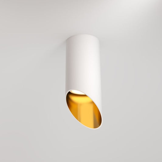 Spot aplicabil din Aluminiu Alb GU10 35W D6xH15cm Lipari