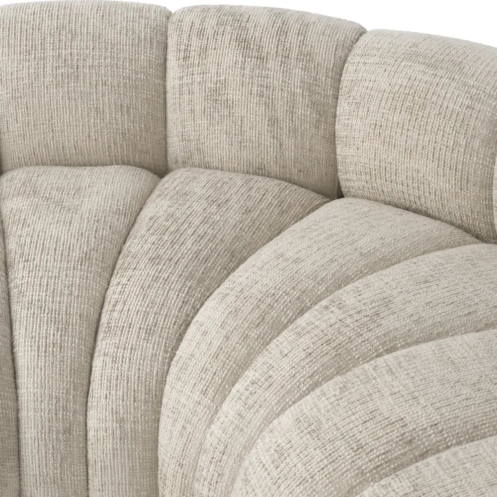 Coltar tapitat cu Stofa Creststone  L331xA331xH60cm Alison Eichholtz