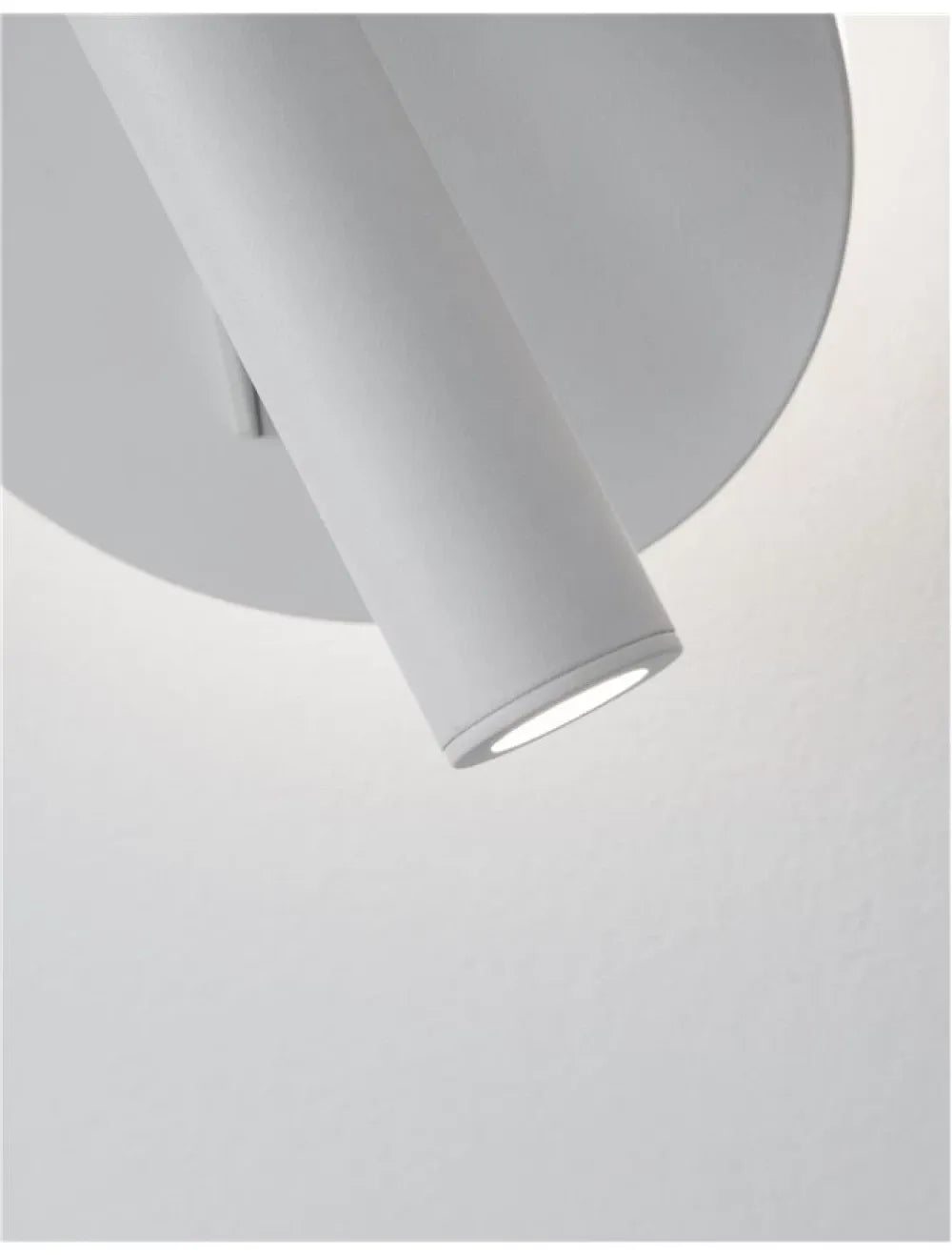 Aplica de perete structura din Aluminiu Alb si abajur din Aluminiu  H14xL14cm IP20 9W 780lm 3000k PENOR