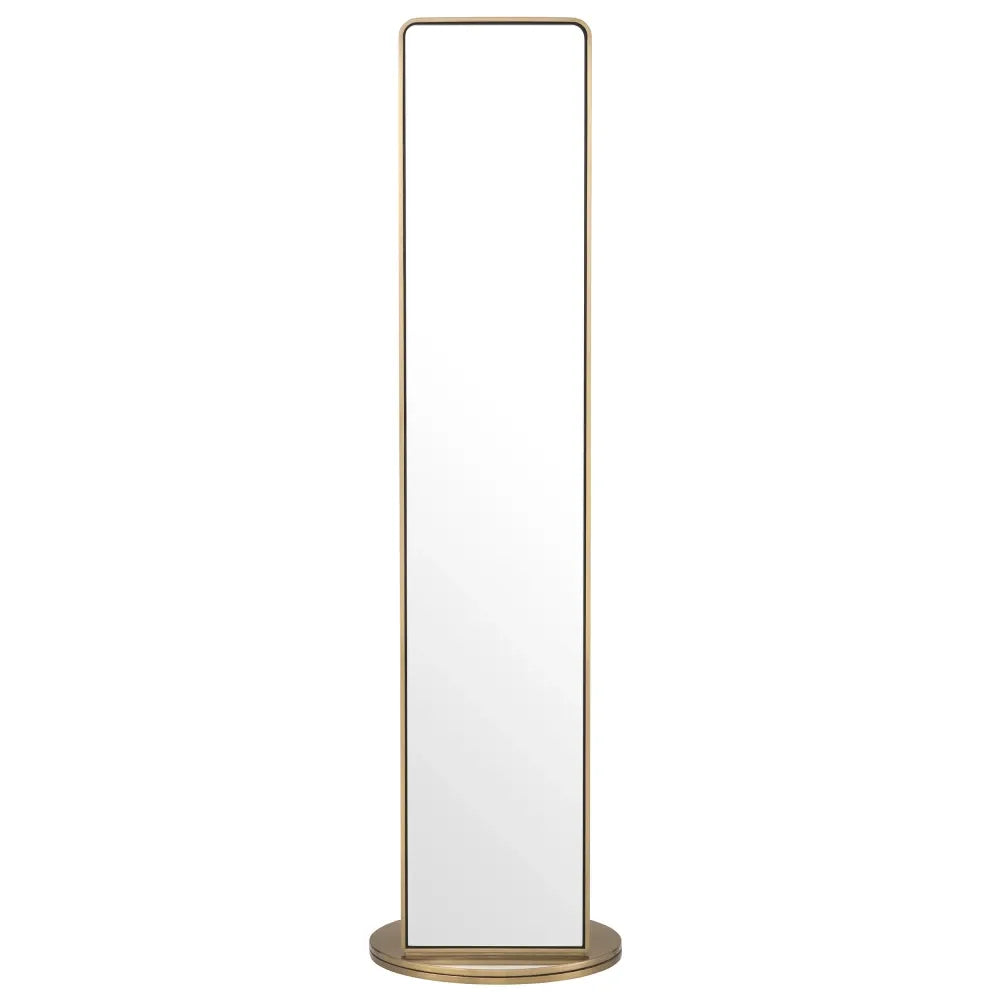 Oglinda de podea din Metal Alama D55.5cm Novo Eichholtz