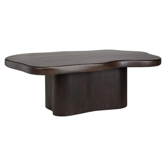 Masa Asimetrica de 6-8 persoane din Lemn de acacia Maro L230.5xH76.5cm Sherman Richmond interiors