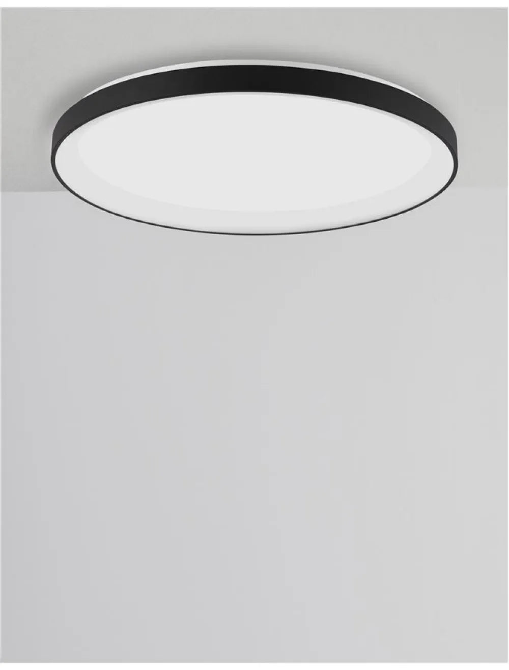 Plafoniera din Aluminiu Negru H6xL58cm IP20 50W 3134lm 2700k PERTINO