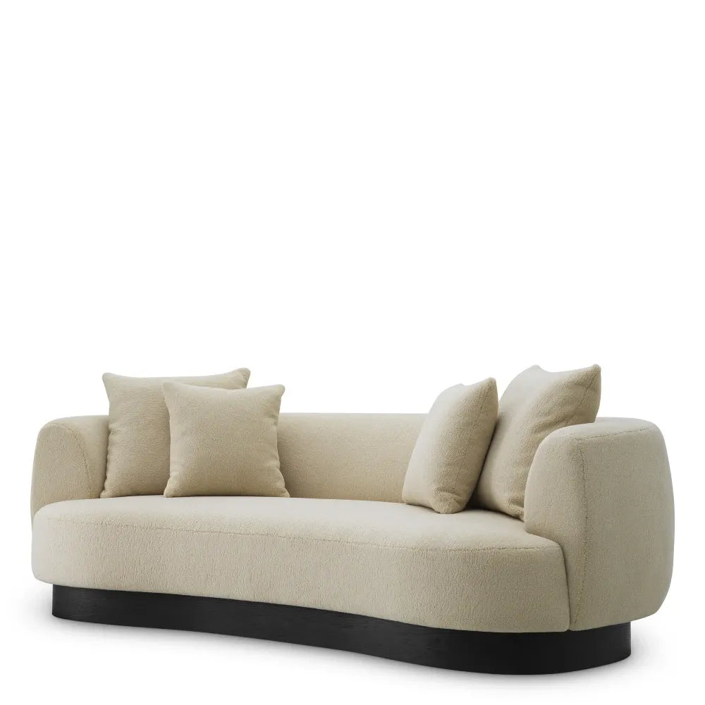 Canapea tapitat cu Stofa Crem L250xA104xH74cm Elliston Eichholtz
