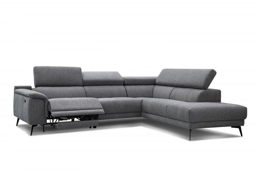 Coltar personalizabil cu recliner in forma de L 290cm Lenon