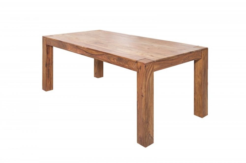 Masa dreptunghiulara din Lemn de palisandru Maro de 8 persoane L200x100cm Makassar