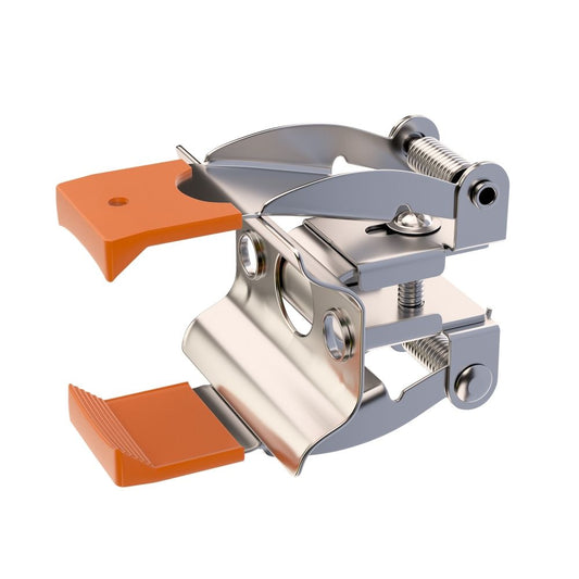 Accesoriu prindere sina incastrata monofazata din Metal Argintiu L5xH4cm Accessories for tracks Unity