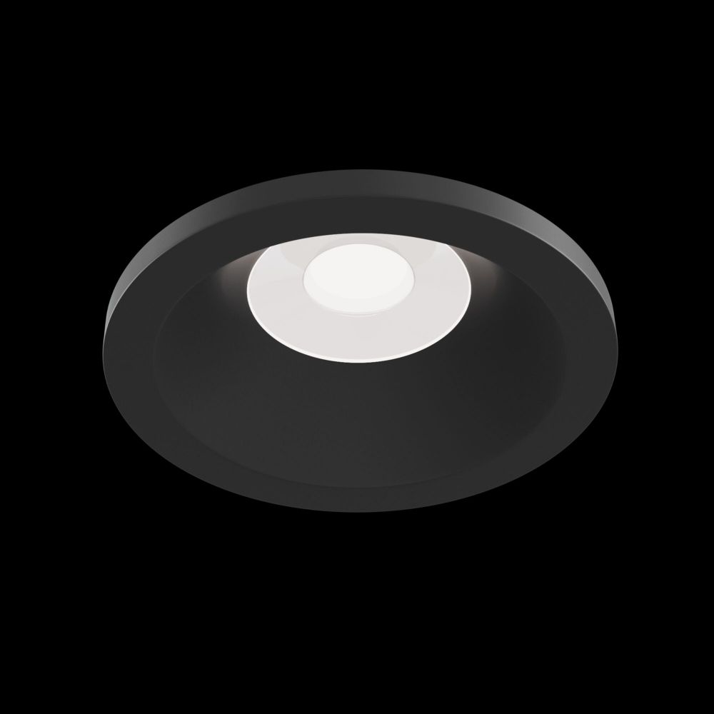 Spot incastra din Aluminiu Negru D9xH9cm Zoom