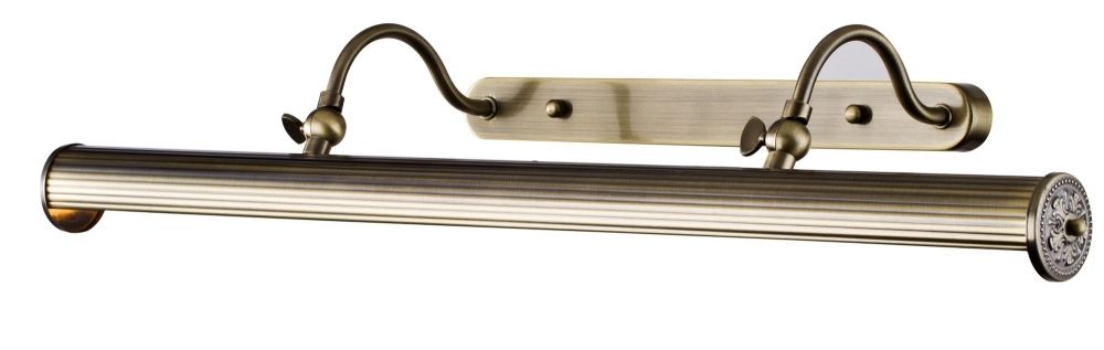 Aplica de perete reglabila din Metal Auriu cu 4 becuri L72x20xH13cm Govanni