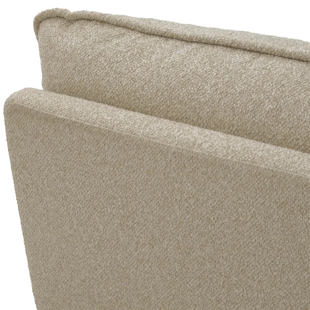 Modul centru tapitat cu Stofa Bej L120xA103xH74cm Cresson Eichholtz