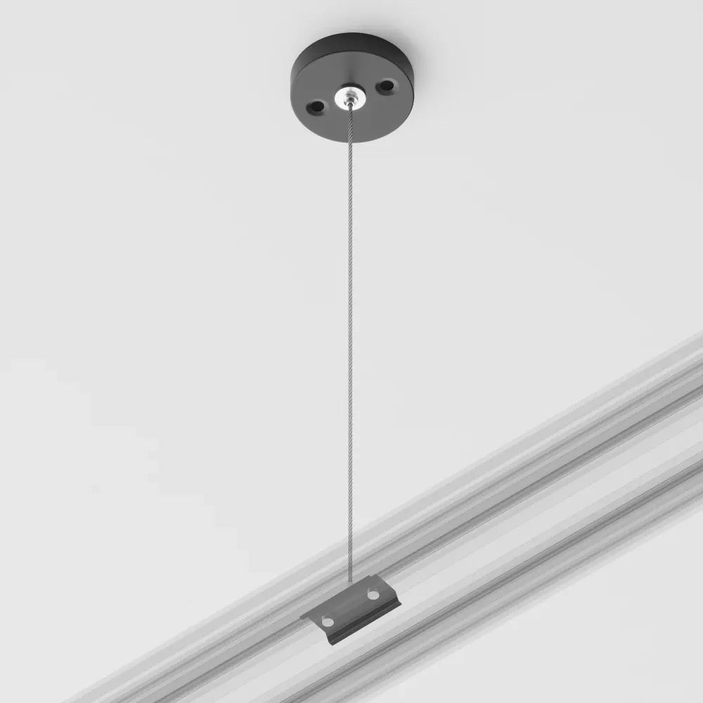 Cablu pentru suspendare sina monofazata din Metal Negru L200xH3cm Accessories for tracks Unity