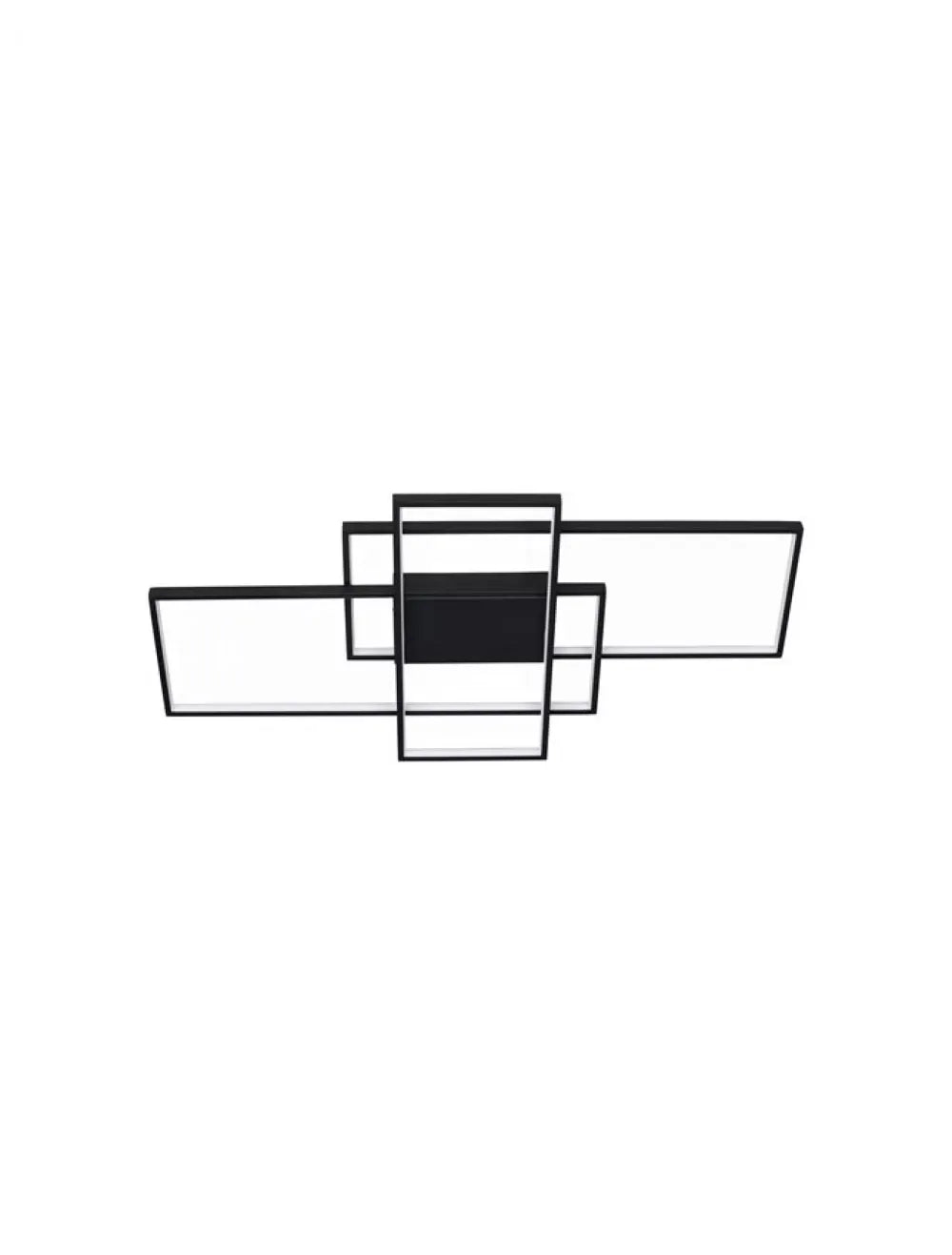 Plafoniera din Aluminiu Negru H8.5xL100cm IP20 58W 3455lm 2700-3500-5000k CLEA