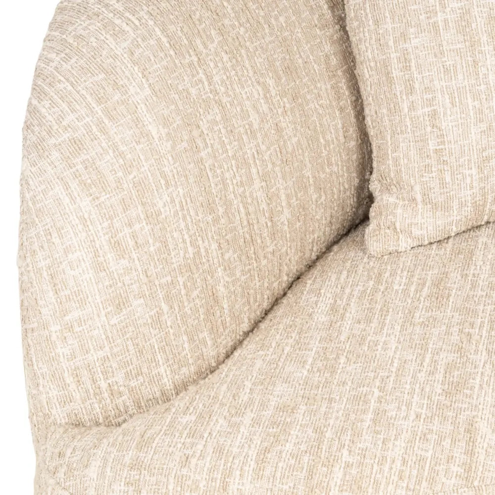 Coltar cu orientare dreapta tapitata cu stofa Bej 320x170cm Pandora Richmond interiors