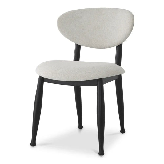Scaun tapitat cu Stofa Crem L53xA59xH80cm Allston Eichholtz