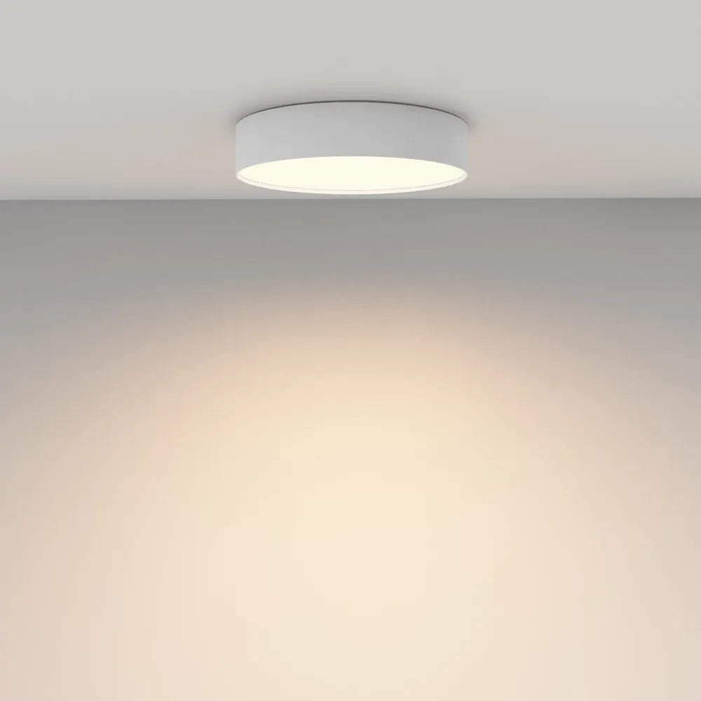 Plafoniera din Aluminiu Alb H6xD30cm Zon