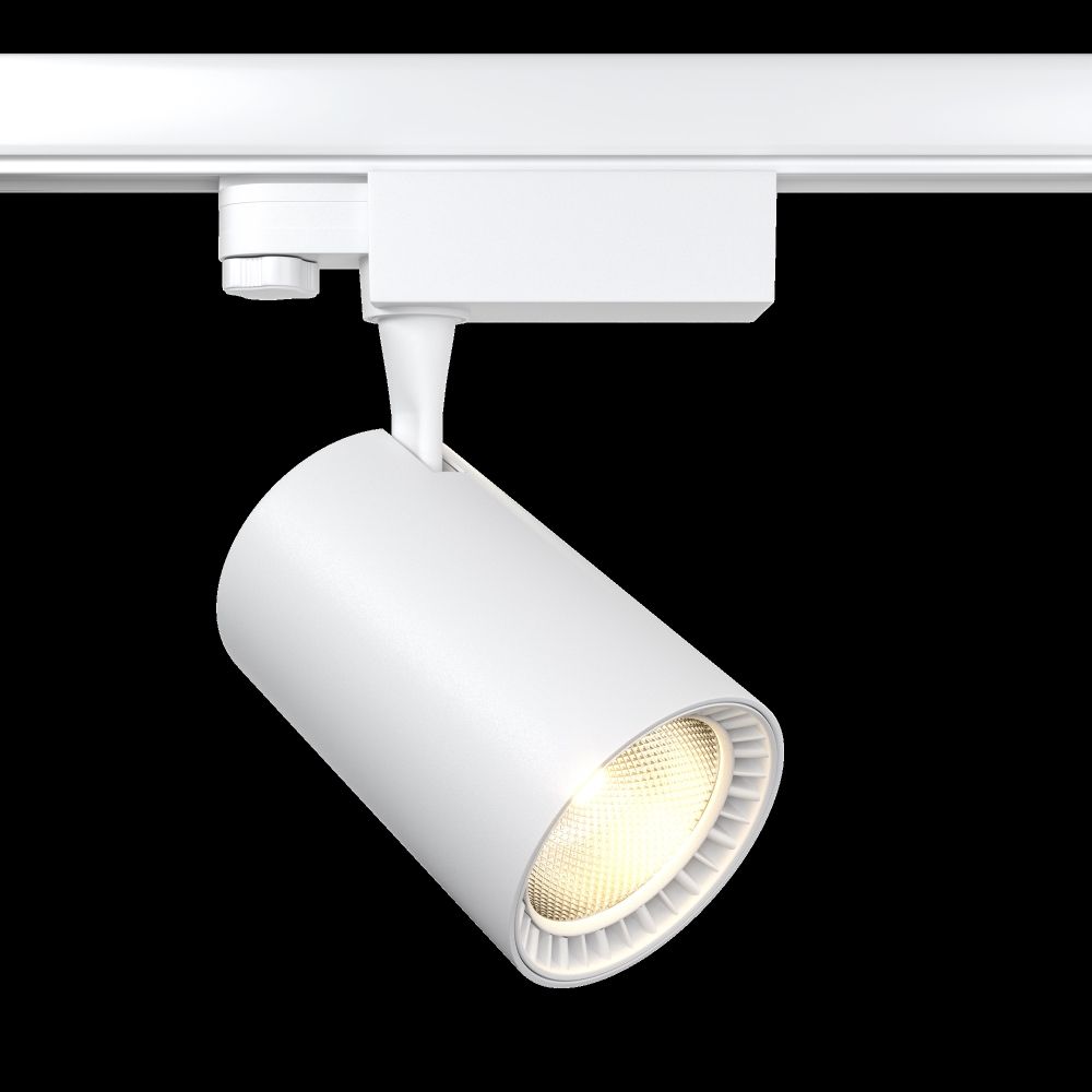 Spot pentru sina trifazata Trinity din Aluminiu Alb 26W 2690lm 3000k L14xH20cm Vuoro