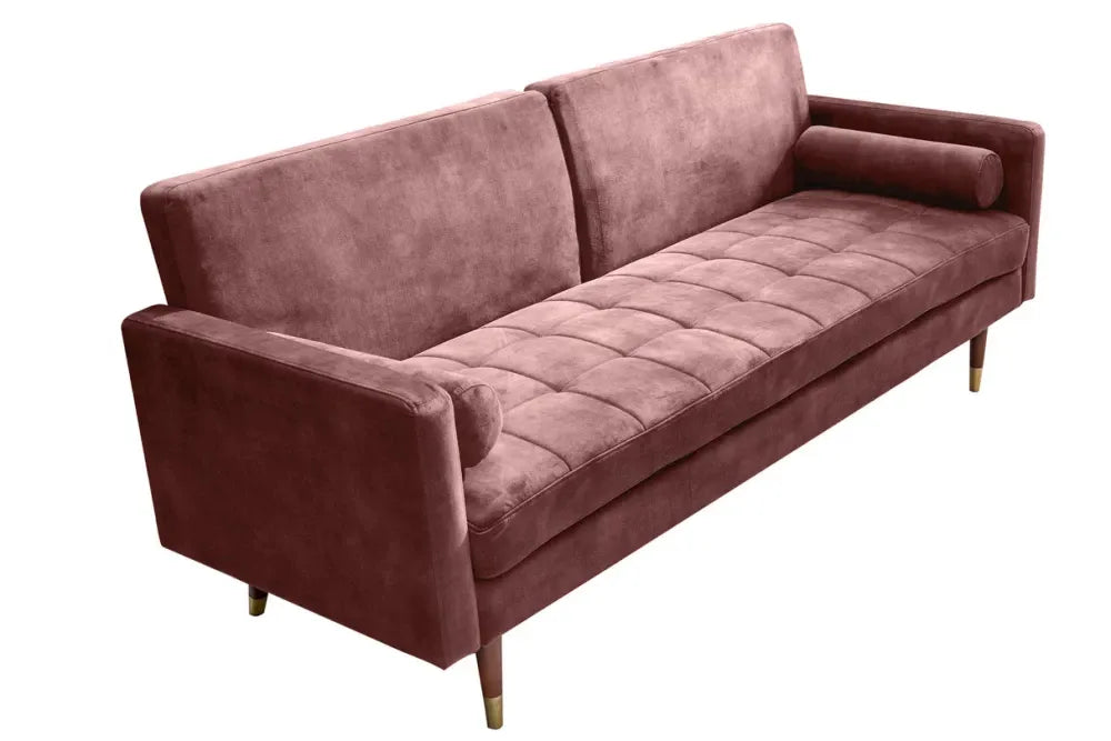Canapea tapitat cu Catifea Roz L196cm Couture