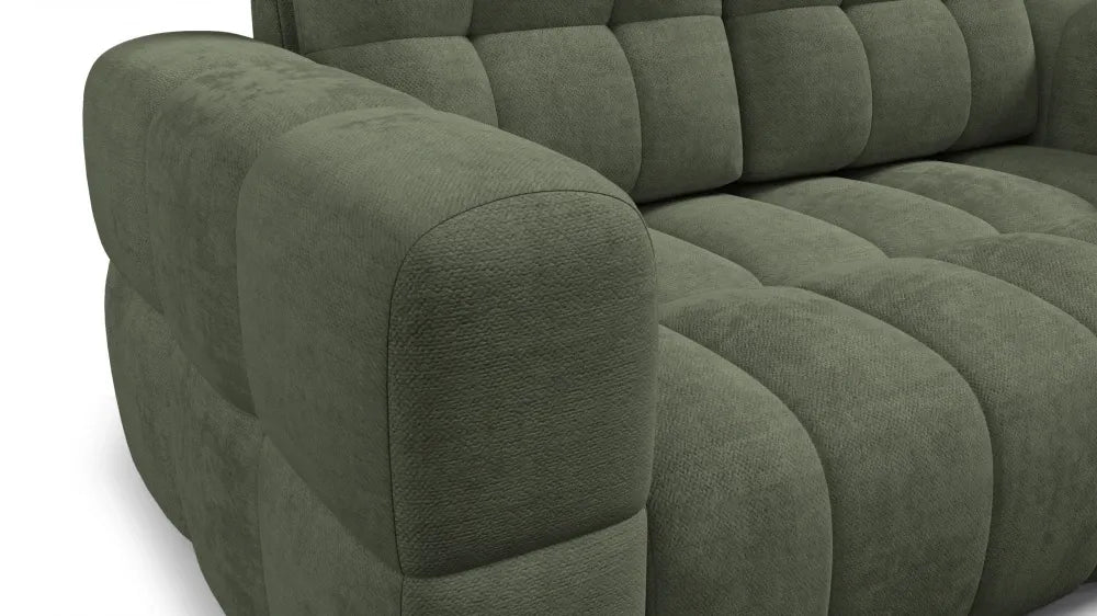 Canapea tapitata cu material pet friendly Alias verde L181x104cm