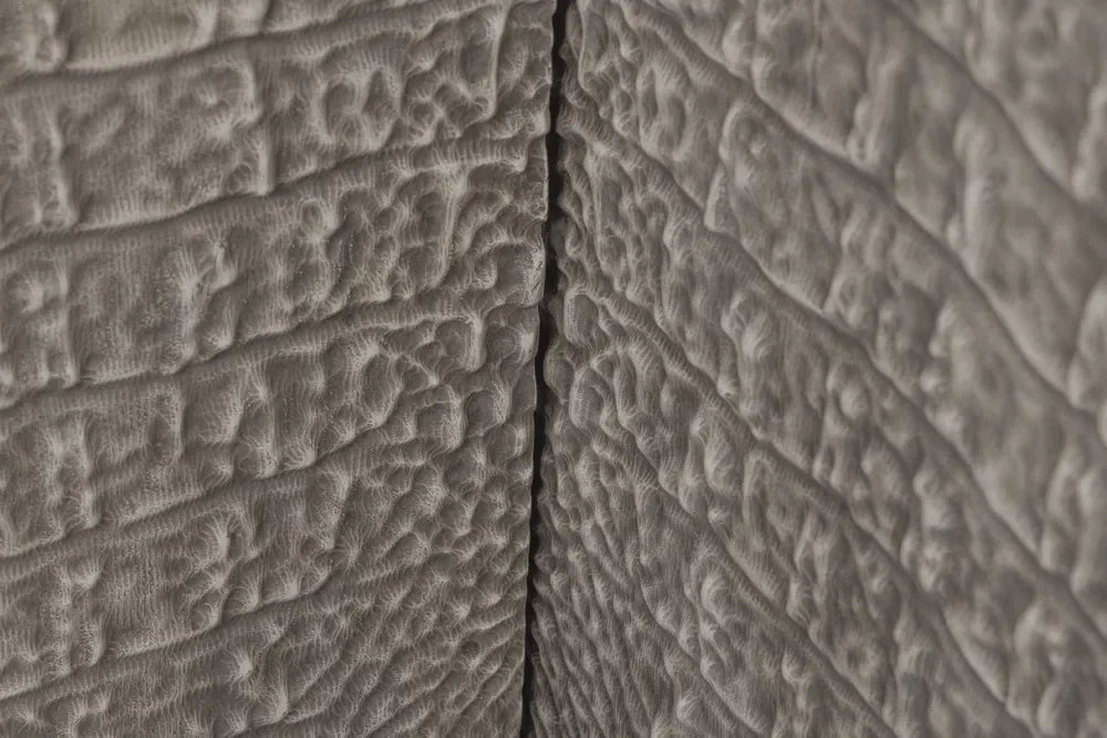 Comoda din Lemn de mango Negru/Gri si Metal Negru L177xH75cm CROCO