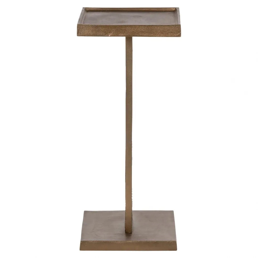 Masuta laterala din Metal Alama L25xH56cm Foley Richmond interiors