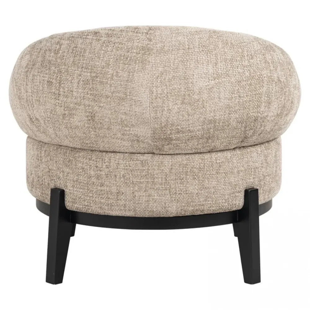 Fotoliu tapitat cu Stofa Bej H75xA84.5xL88cm Montana Richmond interiors